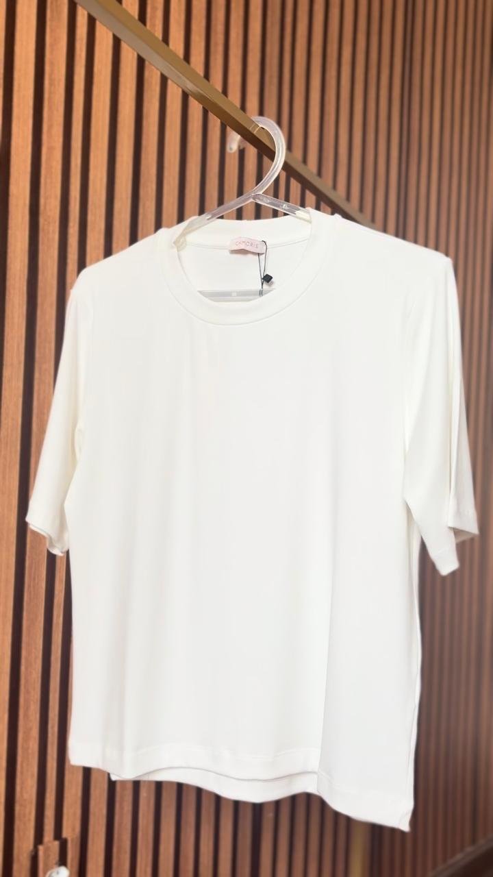 Blusa Malha Decote Fechado